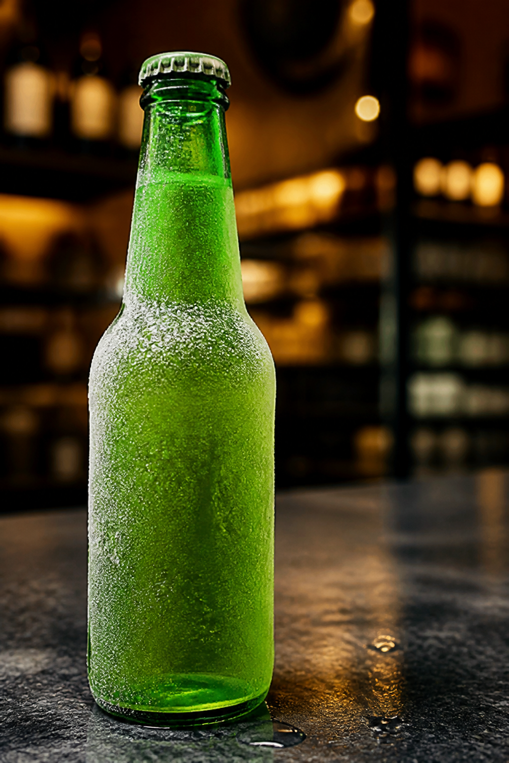 Garrafa de cerveja gelada